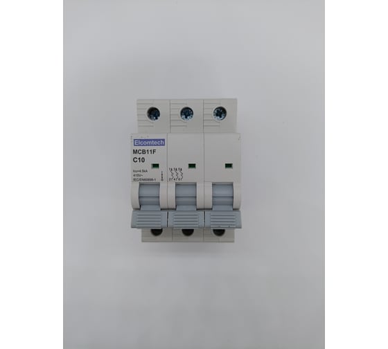 Изображение товара Автоматический выключатель ELCOMTECH MCB11F-4,5-3C10AC УТ-00026377