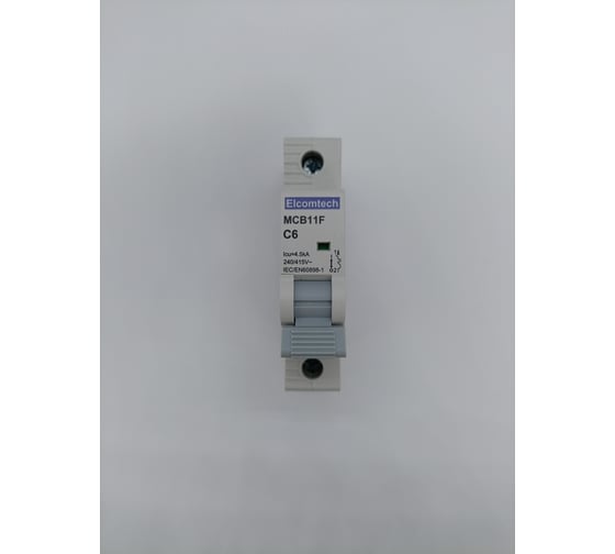 Изображение товара Автоматический выключатель ELCOMTECH MCB11F-4,5-1C6AC УТ-00026370