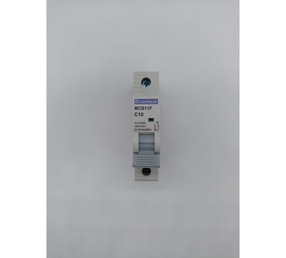 Изображение товара Автоматический выключатель ELCOMTECH MCB11F-4,5-1C10AC УТ-00026371
