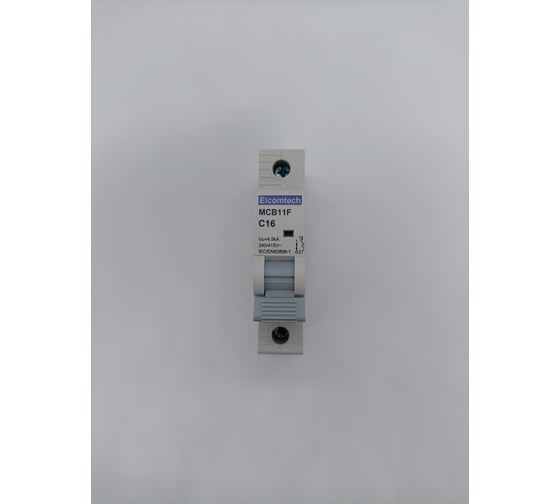 Изображение товара Автоматический выключатель ELCOMTECH MCB11F-4,5-1C16AC УТ-00026372