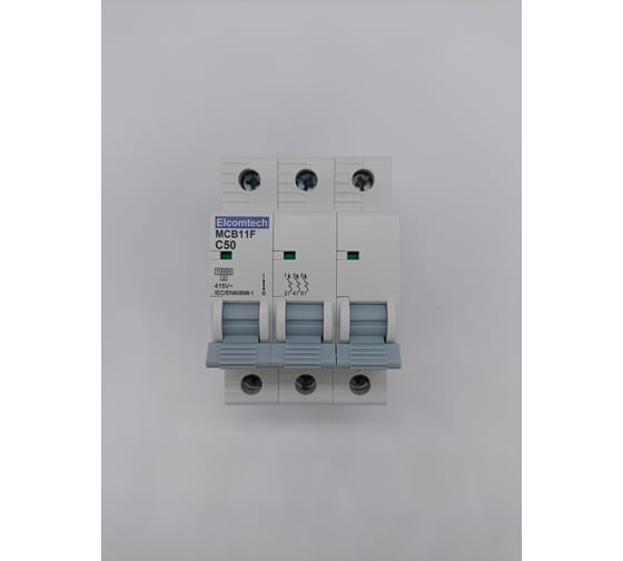 Изображение товара Автоматический выключатель ELCOMTECH MCB11F-10-3C50AC УТ-00026416