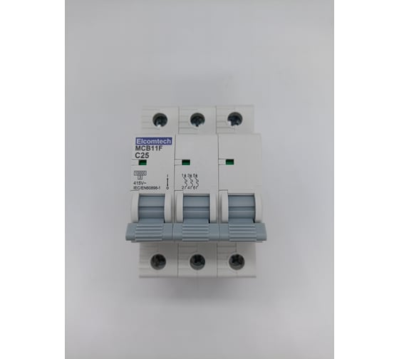 Изображение товара Автоматический выключатель ELCOMTECH MCB11F-10-3C25AC УТ-00026413