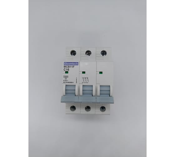 Изображение товара Автоматический выключатель ELCOMTECH MCB11F-10-3C16AC УТ-00026411