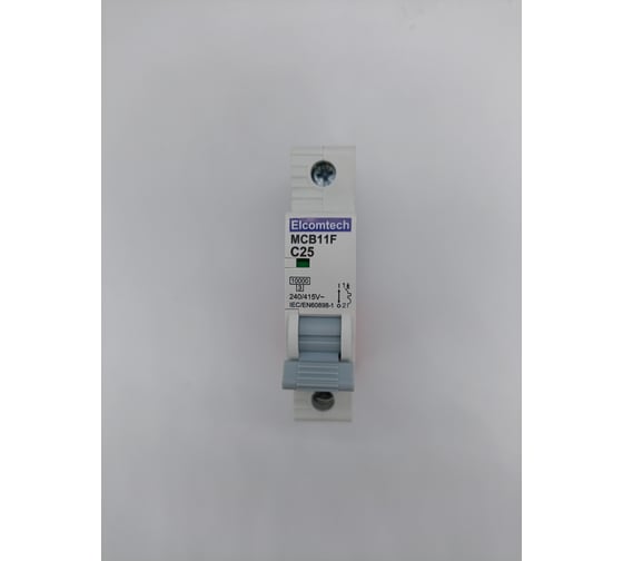 Изображение товара Автоматический выключатель ELCOMTECH MCB11F-10-1C25AC УТ-00026404