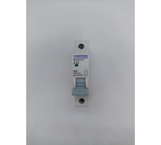 Изображение товара Автоматический выключатель ELCOMTECH MCB11F-6-1C20AC УТ-00026385
