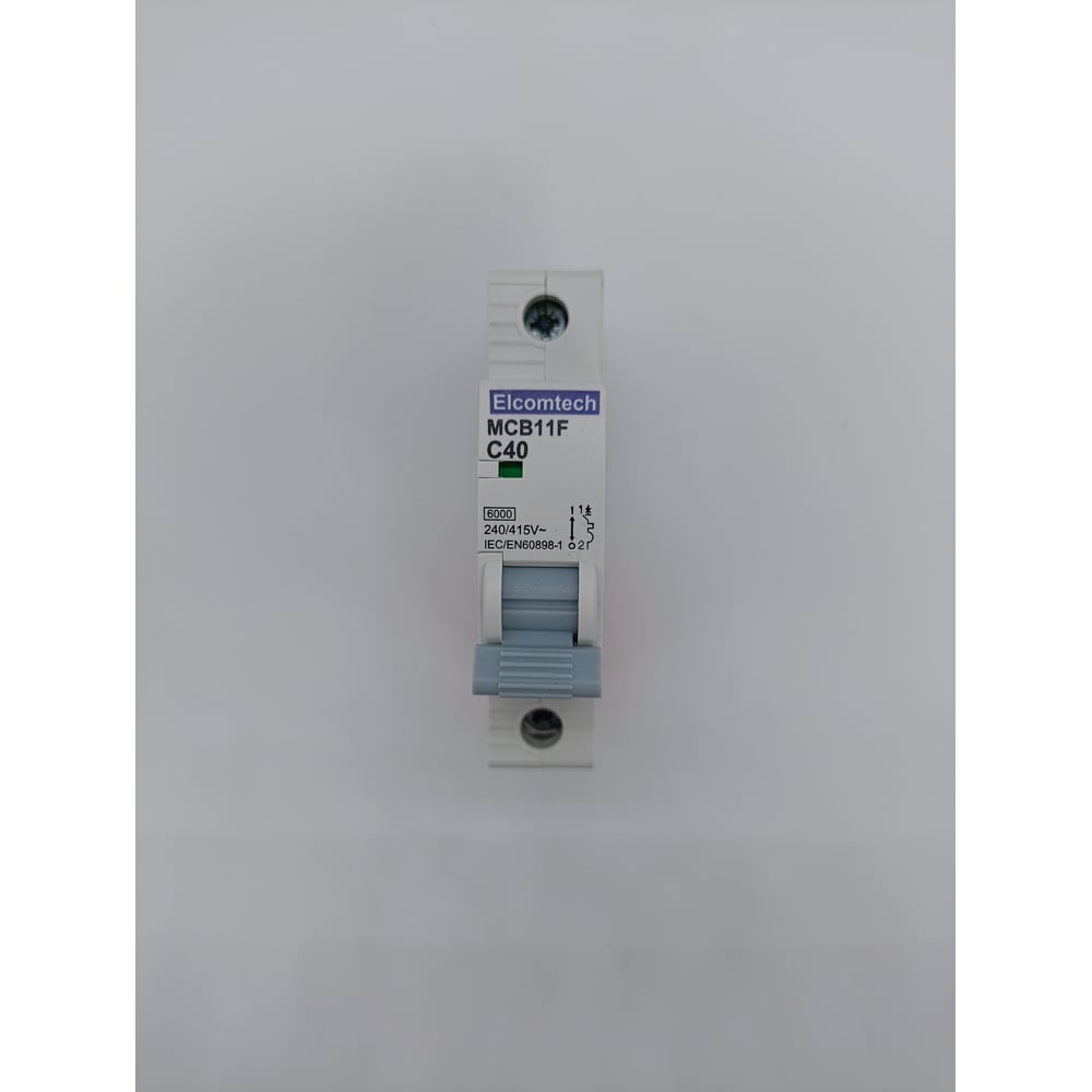 Изображение товара Автоматический выключатель ELCOMTECH MCB11F-6-1C40AC 40А 240В IP20 монтаж DIN-рейка