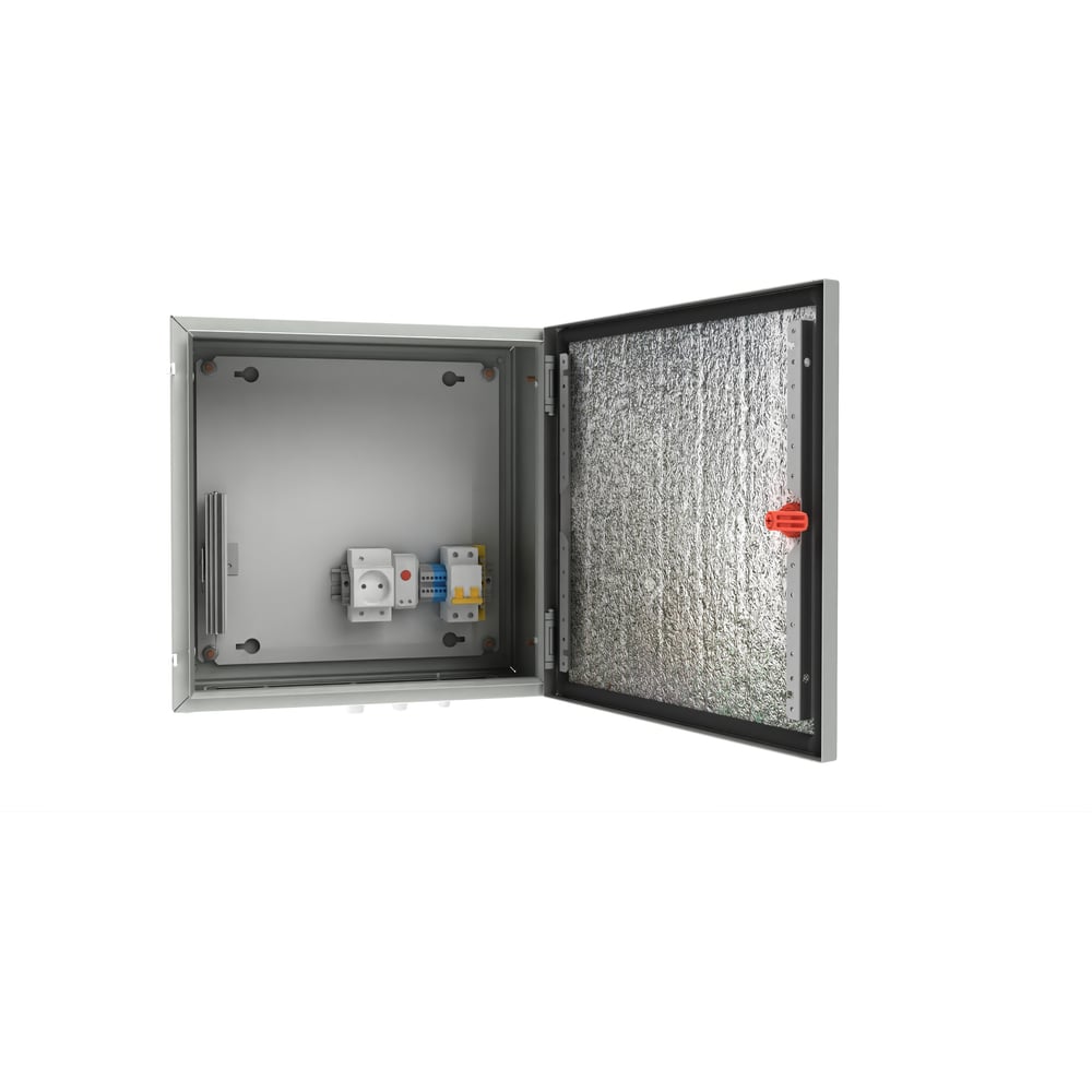 Изображение товара Уличный термошкаф с обогревом АМАДОН внешние габариты, мм: Ш400 х В400 х Г200. ТШО130-40.40.20-ST