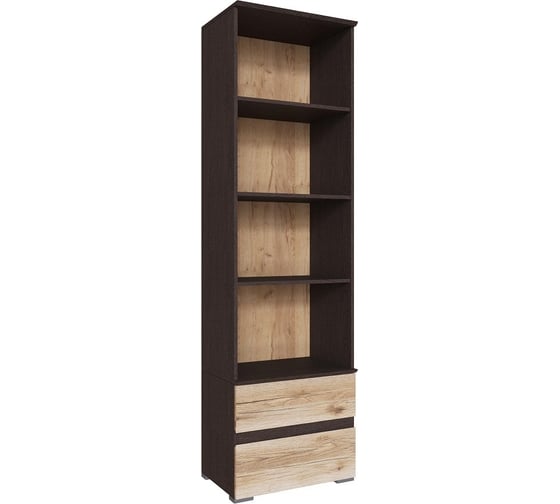 Изображение товара Шкаф-пенал Арника Плейона открытый, венге 00-00142778