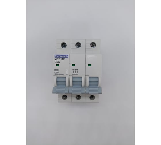 Изображение товара Автоматический выключатель ELCOMTECH MCB11F-6-3C25AC УТ-00026395