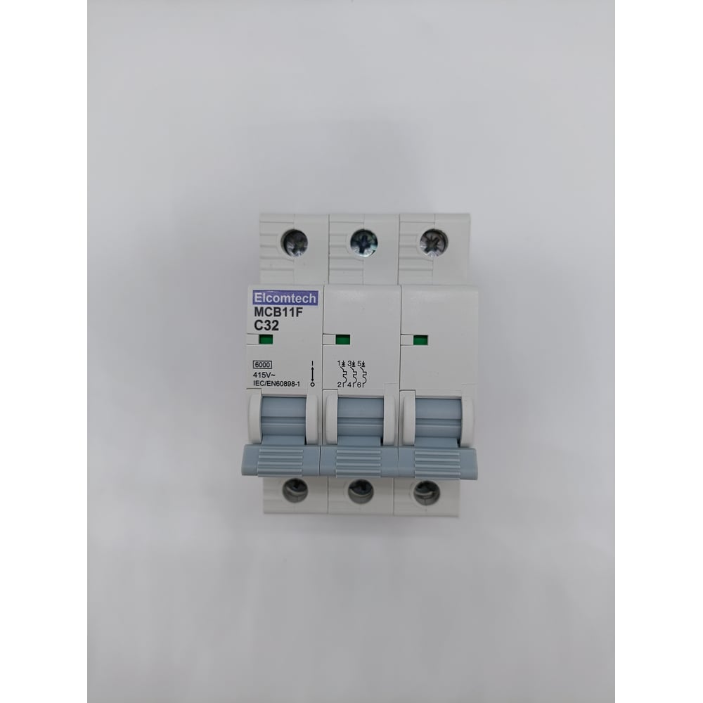 Изображение товара Автоматический выключатель ELCOMTECH MCB11F-6-3C32AC для защиты электросетей