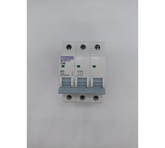 Изображение товара Автоматический выключатель ELCOMTECH MCB11F-6-3C40AC УТ-00026397