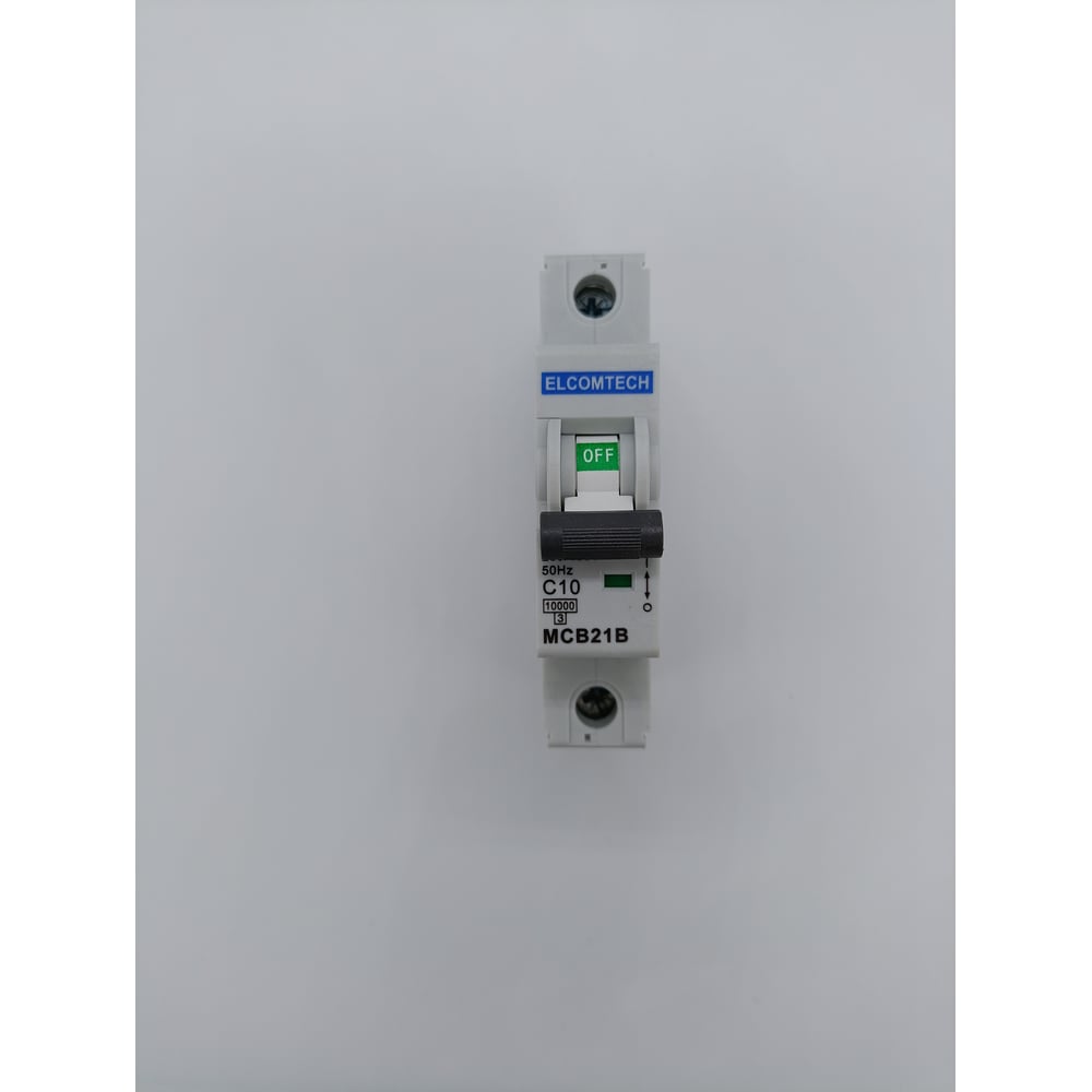 Изображение товара Автоматический выключатель ELCOMTECH MCB21B-10-1C10AC УТ-00026281