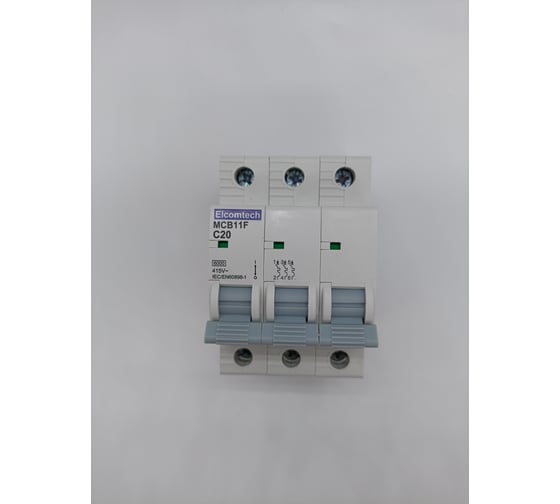 Изображение товара Автоматический выключатель ELCOMTECH MCB11F-6-3C20AC УТ-00026394