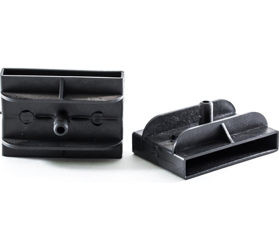 Изображение товара Комплект двойных, проходных латодержателей с перегородкой LIK 63мм, черный, 10шт. LIК002-3003