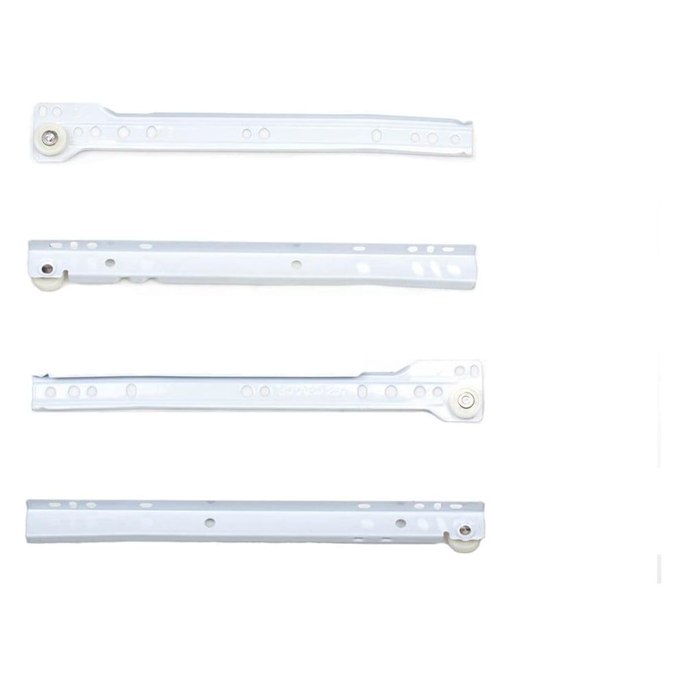 Изображение товара Роликовые направляющие Стройбат 300x1,1мм белые для мебели и конструкций