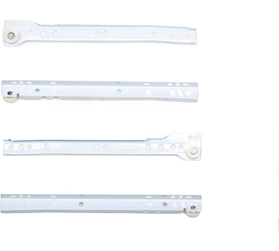 Изображение товара Роликовые направляющие Стройбат 300x1,1мм белый 1 шт 136750