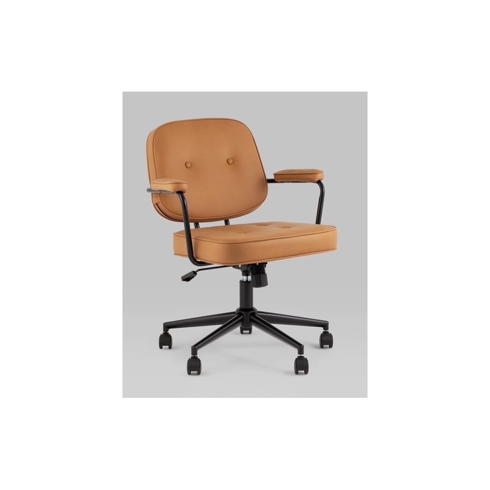 Изображение товара Офисное кресло Груп Snoop коричневое современное с регулировками