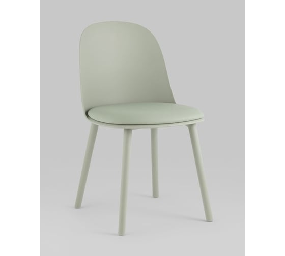 Изображение товара Стул для кухни обеденный Стул Груп Fog с подушкой, пластик серо-зеленый SL-7022DP greyish green 90455