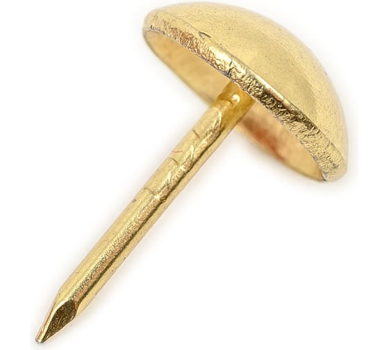 Изображение товара Мебельный гвоздь ЕВРОПАРТНЕР 670 латунь 30 шт. 13 3045 11