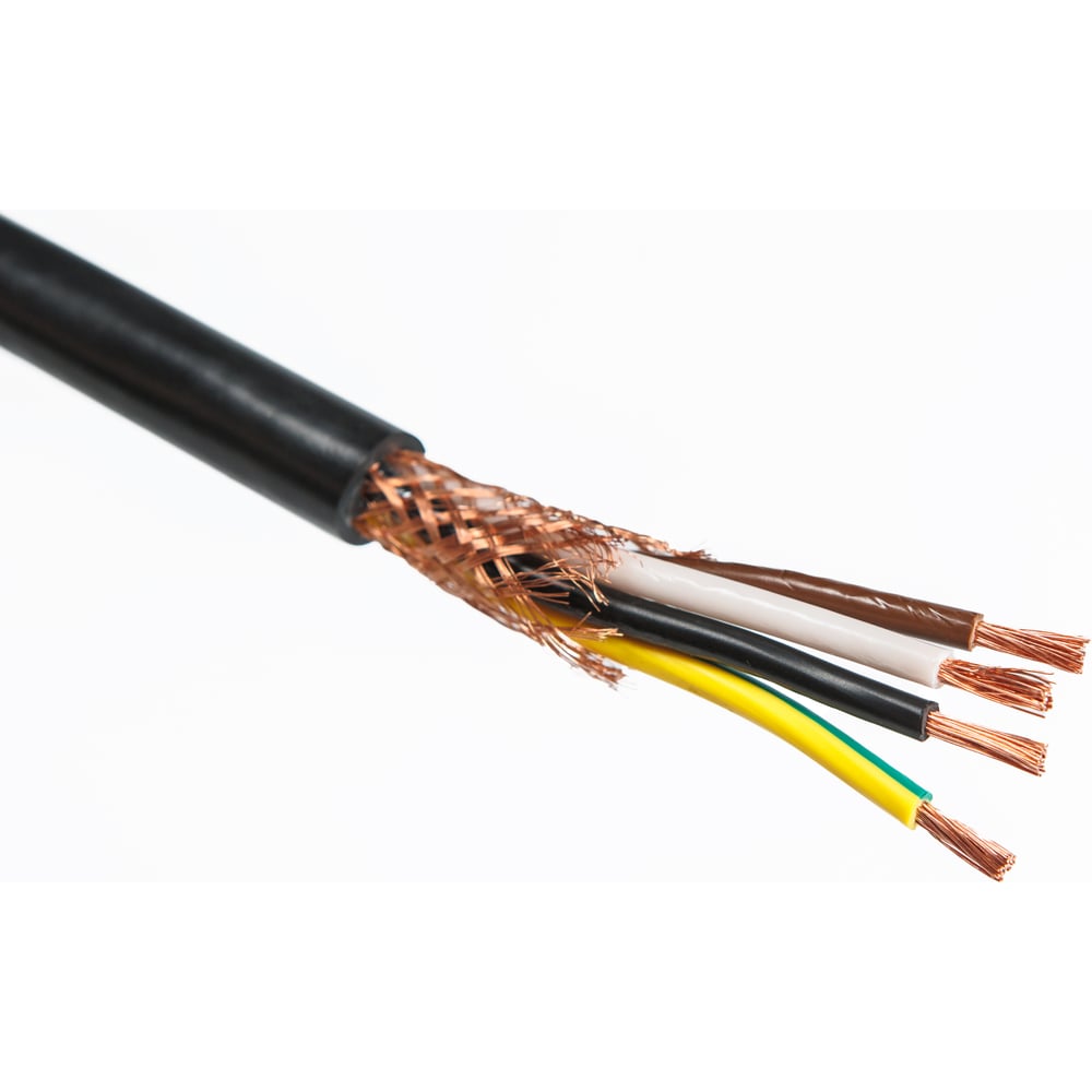 Изображение товара Кабель КЕВ-РУС КГВЭВ 4Х4 круглой формы длиной 50 м для электропроводки