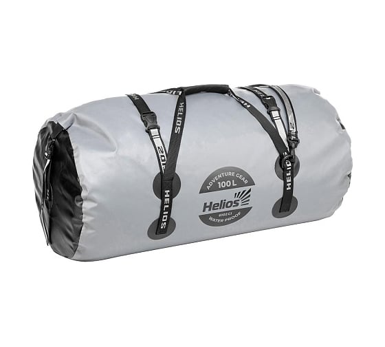 Изображение товара Гермобаул Helios 100 л, ПВХ, серый/черный (HS-GB-100-GB) 00000330831