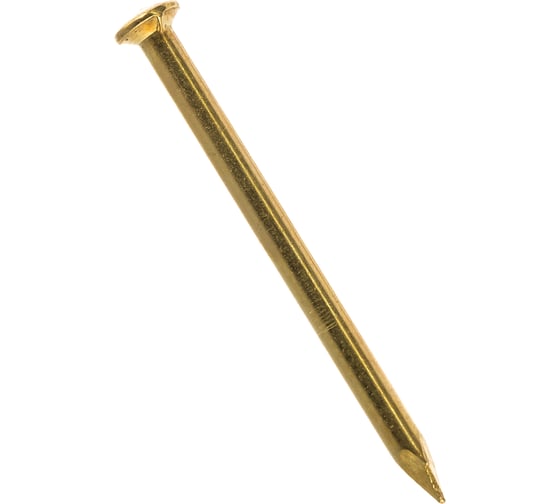 Изображение товара Стальной закаленный гвоздь ЕВРОПАРТНЕР латунир. 2х30 30шт. 13 7380 1