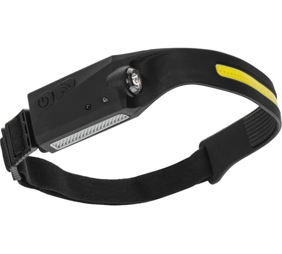 Изображение товара Фонарь налобный REXANT с датчиком движения и аккумулятором 75-8008