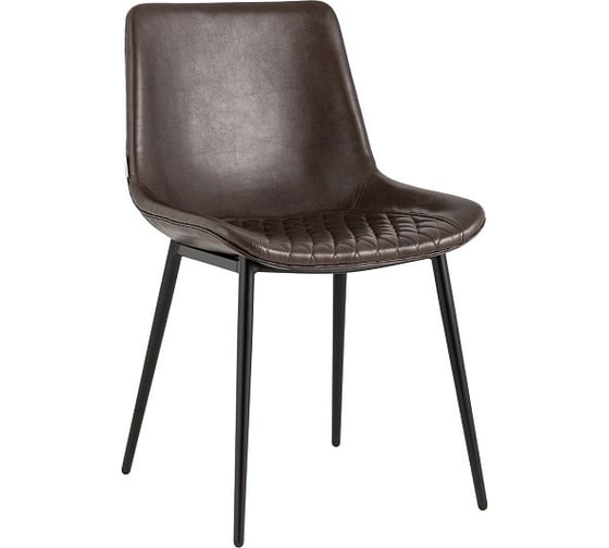 Изображение товара Обеденный стул для кухни Стул Груп Деймон экокожа, коричневый AV 462-Pch-08