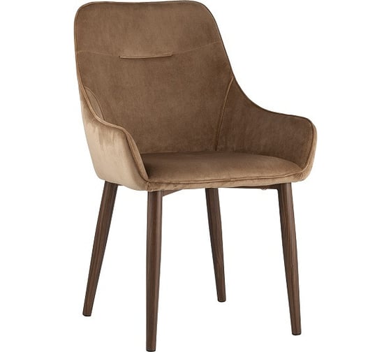 Изображение товара Обеденный стул для кухни Стул Груп Диана велюр, бежевый, ножки дерево MC101-2 KD HLR-11