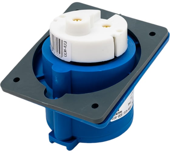 Изображение товара Встраиваемая розетка IEK ССИ-423 32А-6ч/200-250В 2Р+PЕ IP44 MAGNUM PSN41-032-3