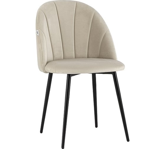 Изображение товара Обеденный стул для кухни Стул Груп Логан велюр, бежевый AV_413-Cc-08