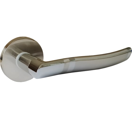 Изображение товара Ручка раздельная Trodos "77" серия 06 slim, никель/хром 204422