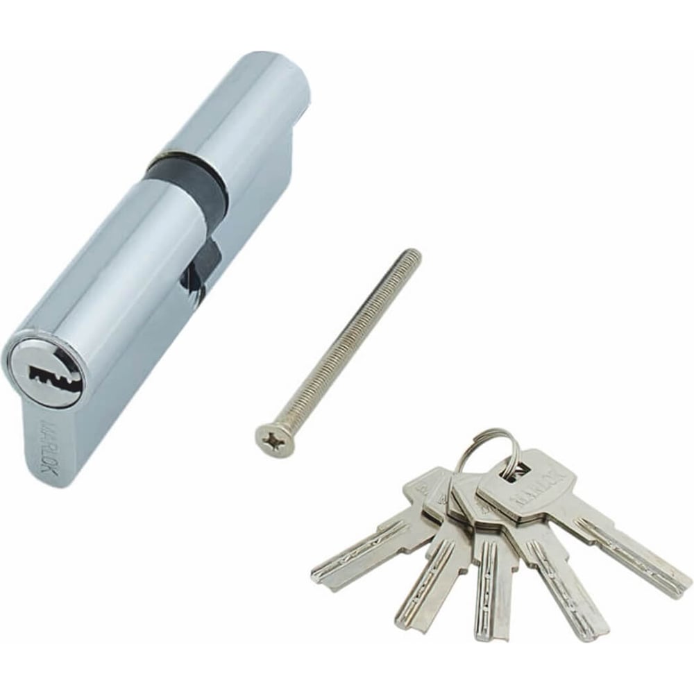 Изображение товара Цилиндр стальной Marlok ЦМ 90(40/50)-5К перфорированный ключ хром