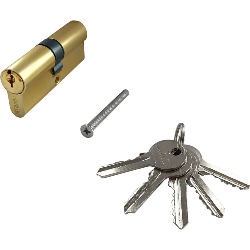 Изображение товара Цилиндр алюминиевый MARLOK 68 мм с английским ключом золото