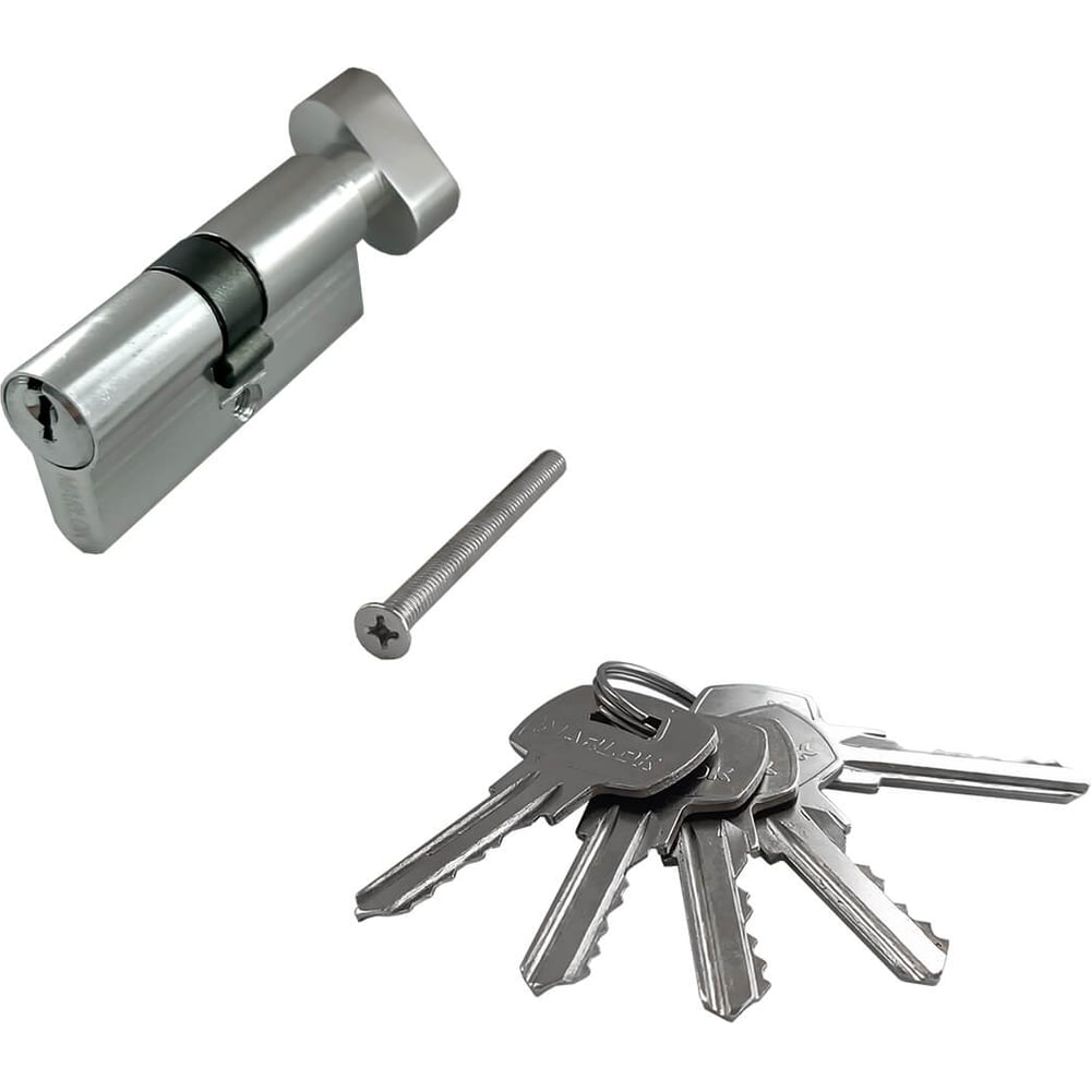 Изображение товара Алюминиевый цилиндр MARLOK 68 мм 50/LA02 для двери с английским ключом