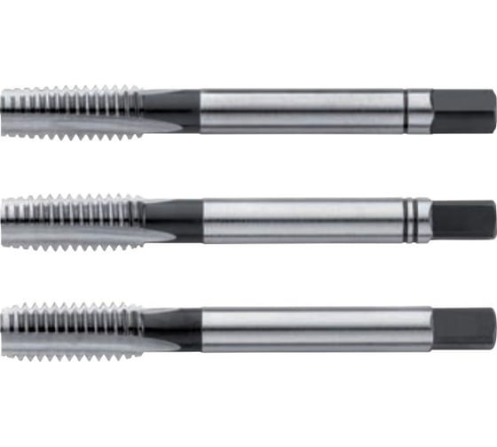 Изображение товара Метчик ручной FORMAT M3x0,5 DIN352 ISO 2(6H) HSS-E комплект из 3-х шт. 1618 0030
