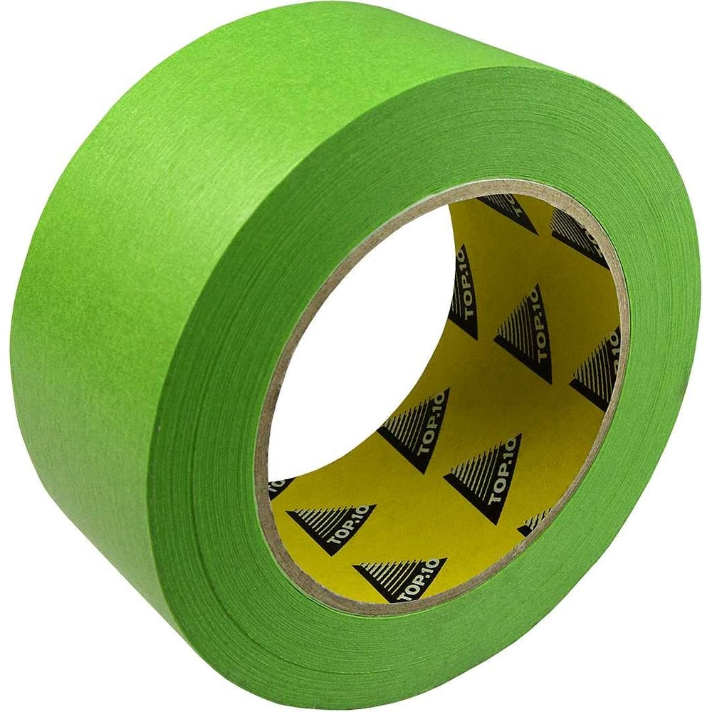 Изображение товара Маскировочная лента TOP 10 зелёная 48 мм 40 м высокая термостойкость