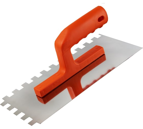 Изображение товара Гладилка DECOR 280x130мм, Нерж. зуб 10x10мм, 0,7 мм 661-010 11613411