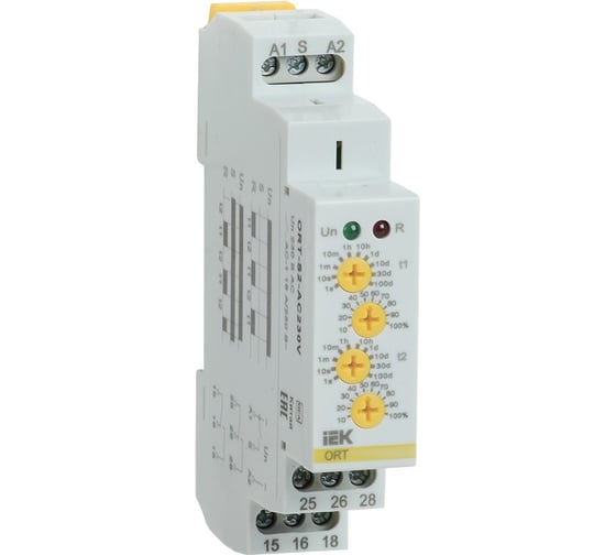 Изображение товара Циклическое реле IEK ORT 2 контакта 230В AС ORT-S2-AC230V