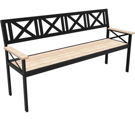 Изображение товара Скамейка садовая Эвент СС 1500х560х880 мм 9 005 муар