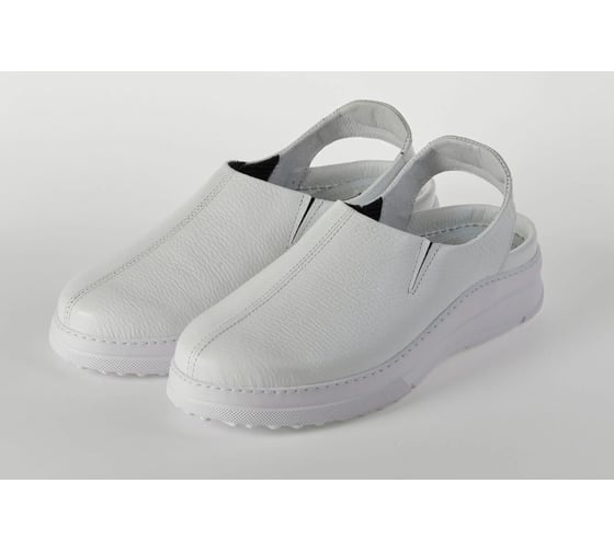 Изображение товара Сабо женские с ремешком AMPAR "ARETA" цвет белый, размер 38 473166-38