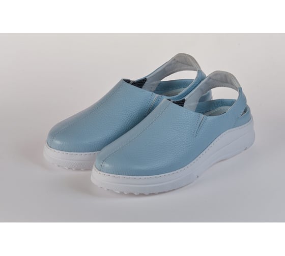 Изображение товара Сабо женские с ремешком AMPAR "ARETA" цвет серо-голубой, размер 40 473139-40