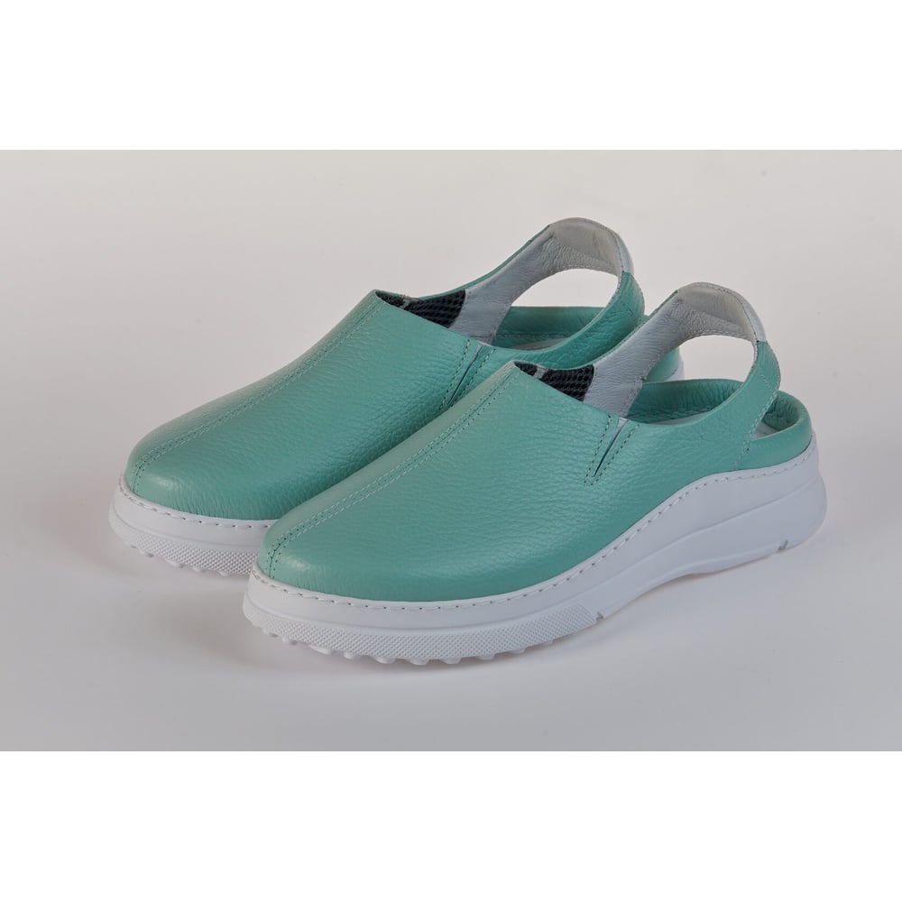 Изображение товара Женские сабо AMPAR ARETA из натуральной кожи в мятном цвете Размер 36