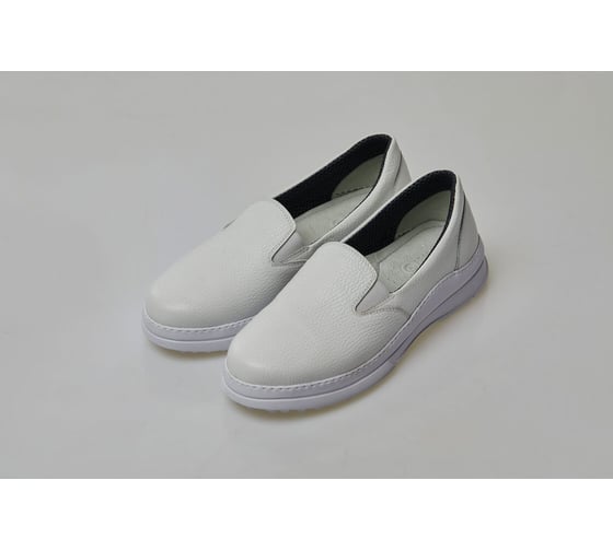 Изображение товара Слипоны женские AMPAR "FLORA" цвет белый, размер 41 770166-41