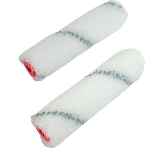 Изображение товара Валик HARDY Nylonplus, длина 10 см, D15 мм, ворс 6 мм, без ручки,2 шт. в уп. 0123-431510