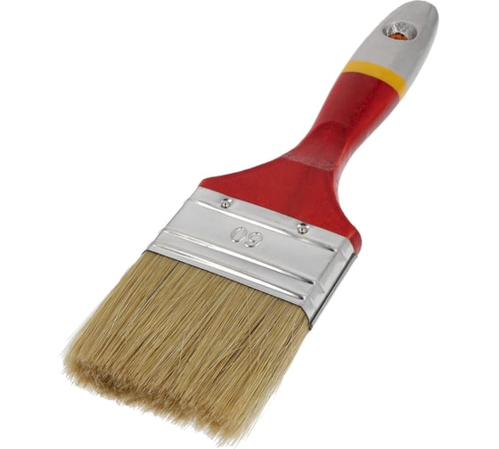 Изображение товара Плоская кисть HARDY серия 33, натуральная светлая щетина, 60х16мм 0200-334725