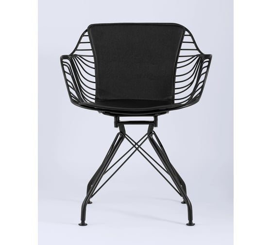 Изображение товара Кресло Стул Груп Thomas, черное, с черной подушкой TMS-18A-P18 BL/BL