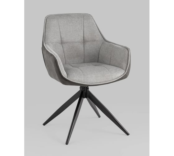 Изображение товара Обеденный стул Стул Груп Alba серый, c серой экокожей OSN-2128K UF920-10mPK970-11