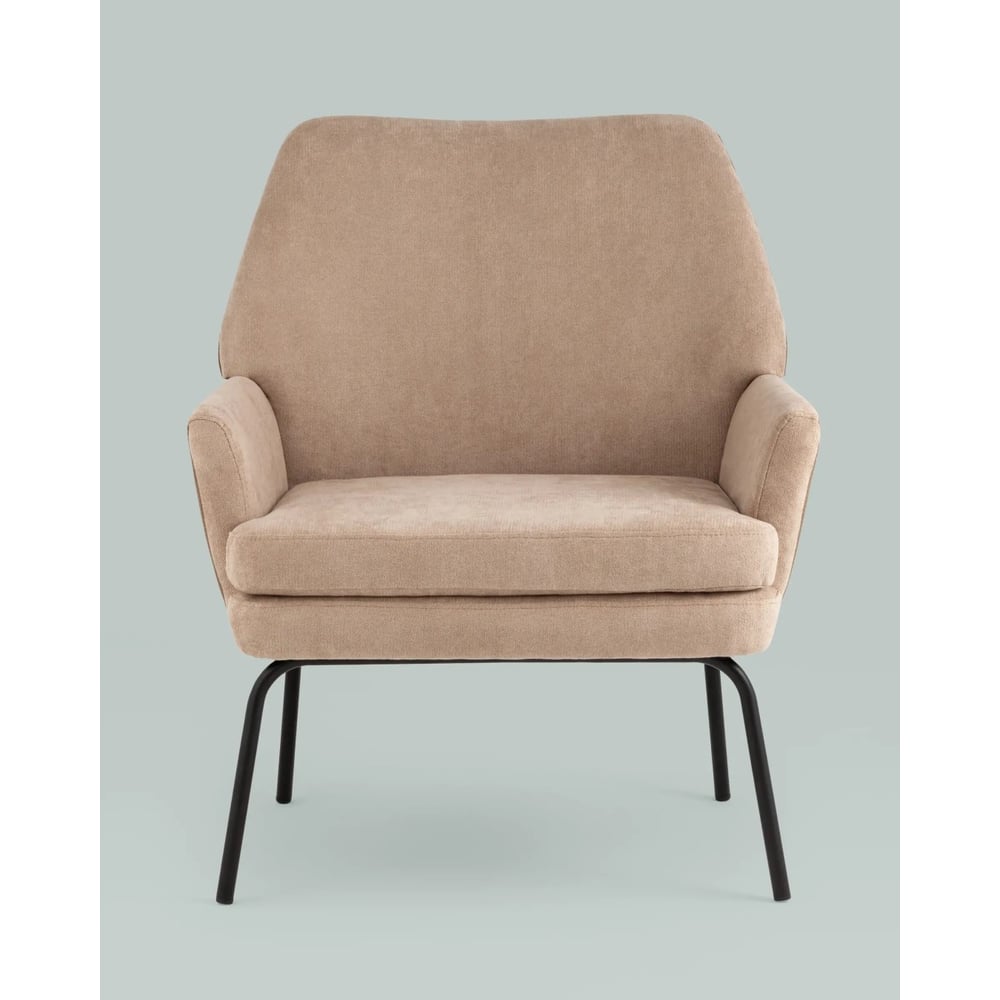 Изображение товара Кресло для гостиной Стул Груп Харви светло-коричневый с коричневой экокожей QH-8312K 263-7+b XC309-17