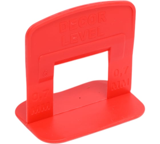 Изображение товара Зажим Ворота 0.7 мм, 100 шт пакет LEVEL (для крупноформатной плитки) 779-1007 DECOR 11613413